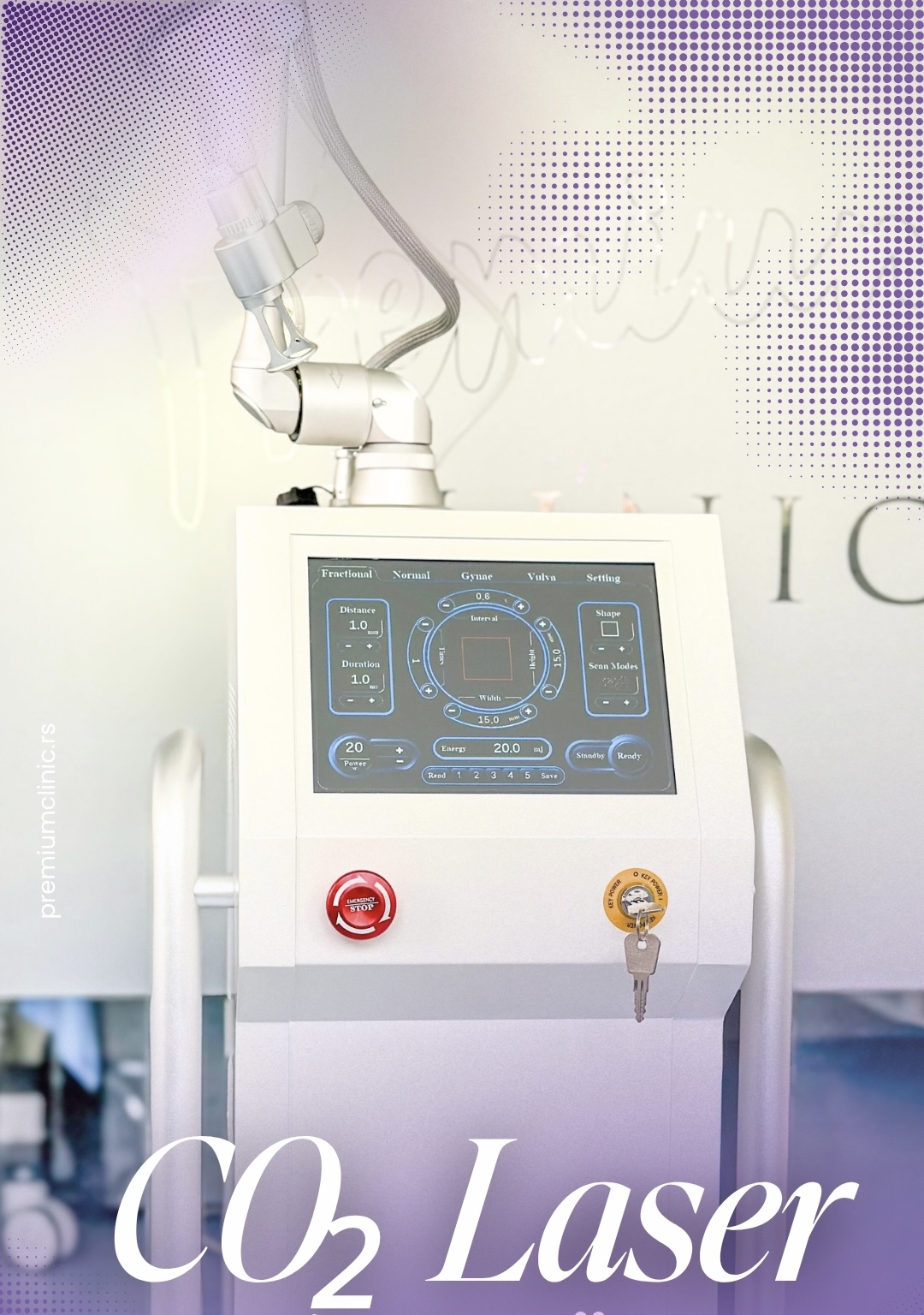 co2 laser aparat premium clinic